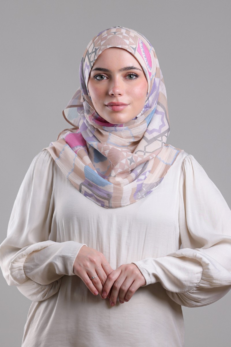 Umayyad - Printed Plus Crinkled Chiffon