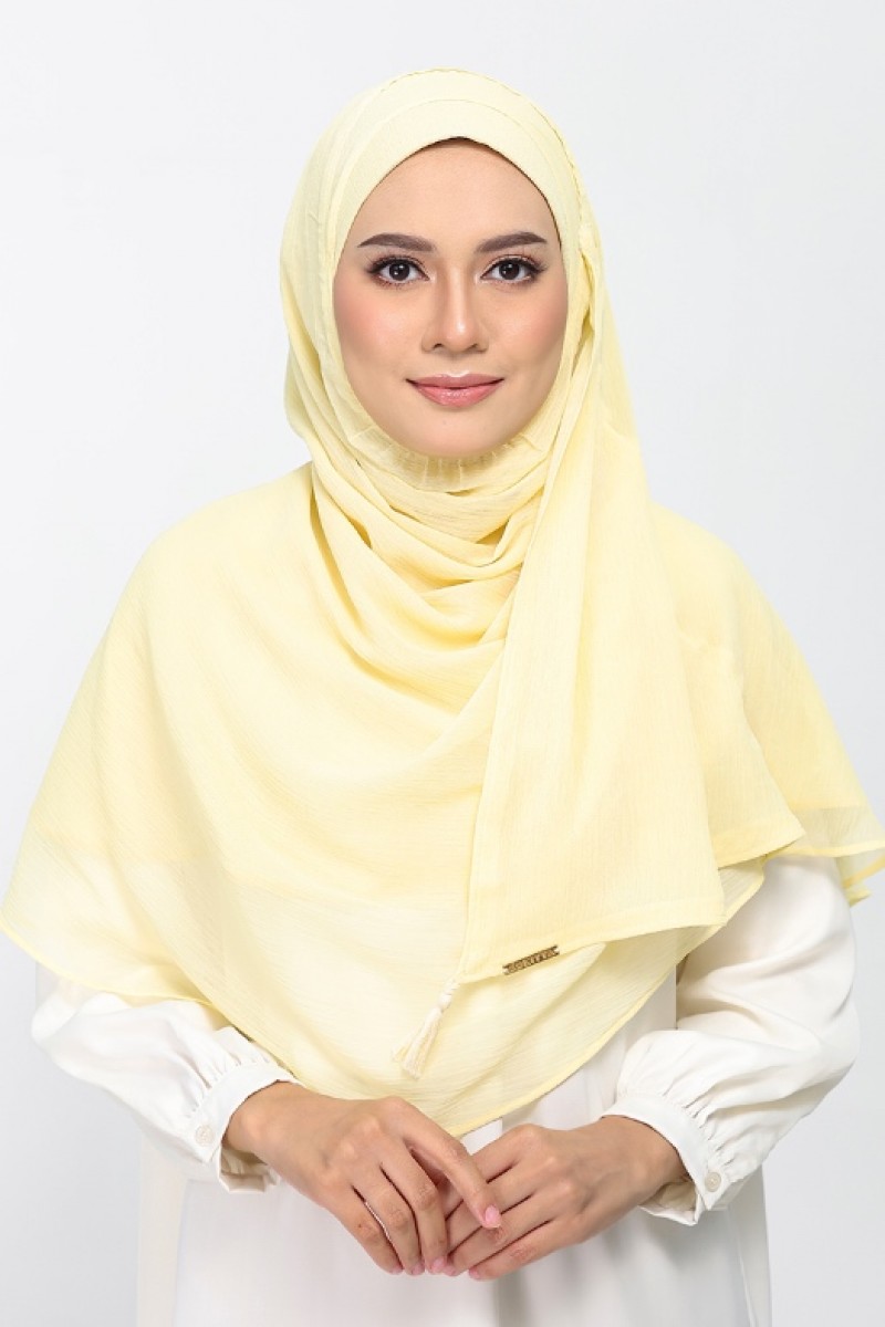 Vanilla - Plain Crinkled Chiffon