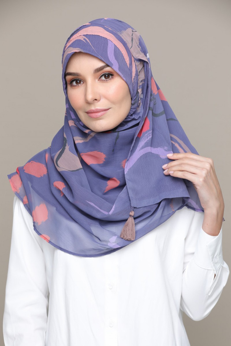 Velvet Ink - Printed HD Smooth Chiffon