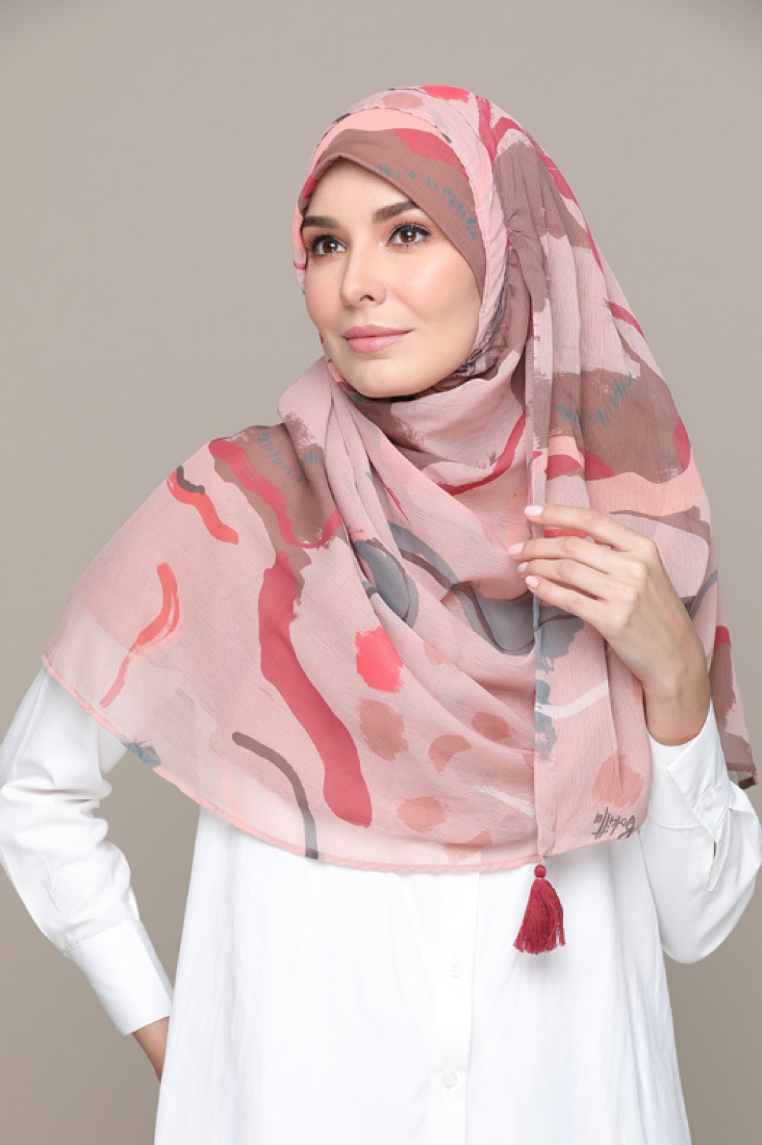 Velvet Sand - Printed HD Smooth Chiffon