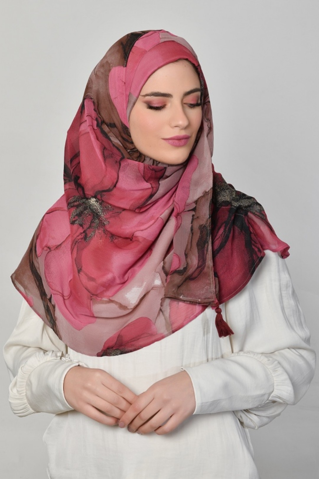 Wardah - Printed Crinkled Chiffon