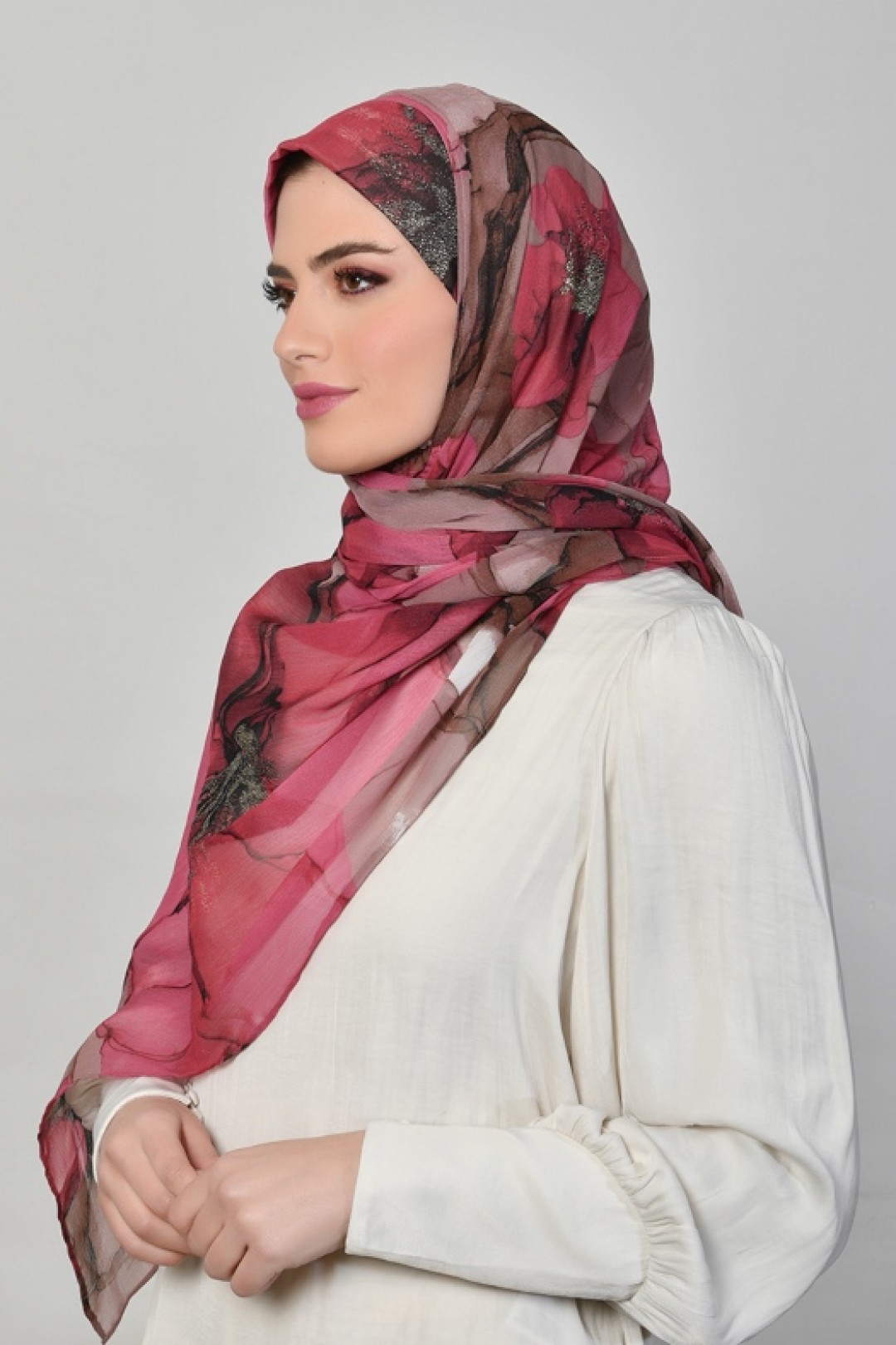 Wardah - Printed Crinkled Chiffon