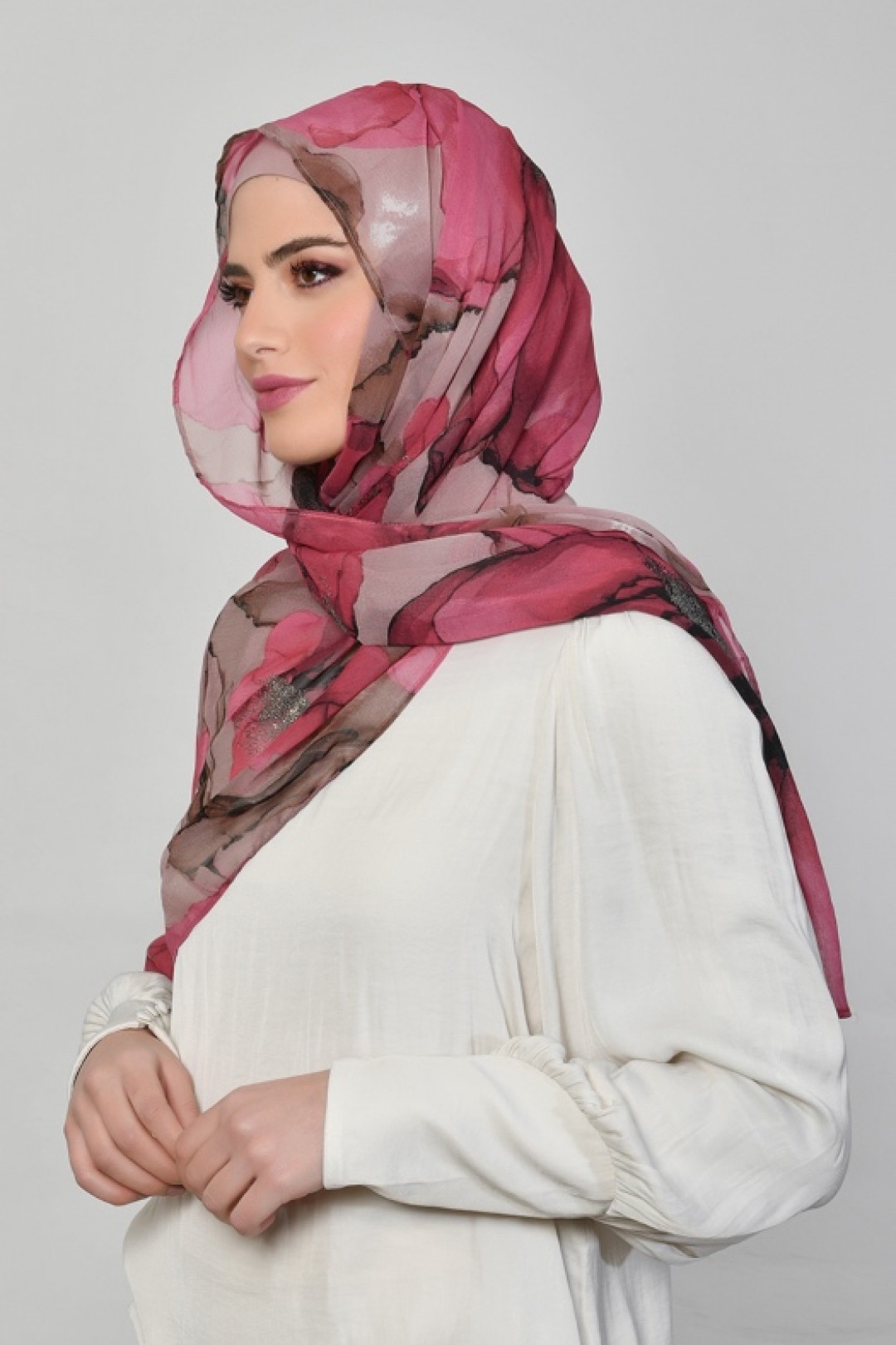 Wardah - Printed Crinkled Chiffon