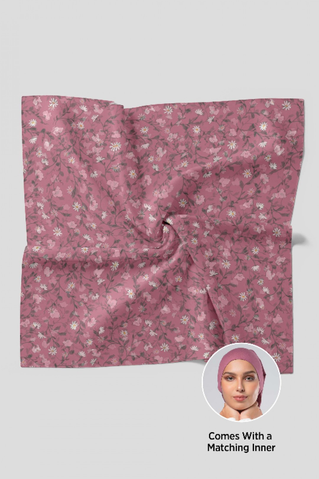 Wild Blush - Printed Plus Crinkled Chiffon