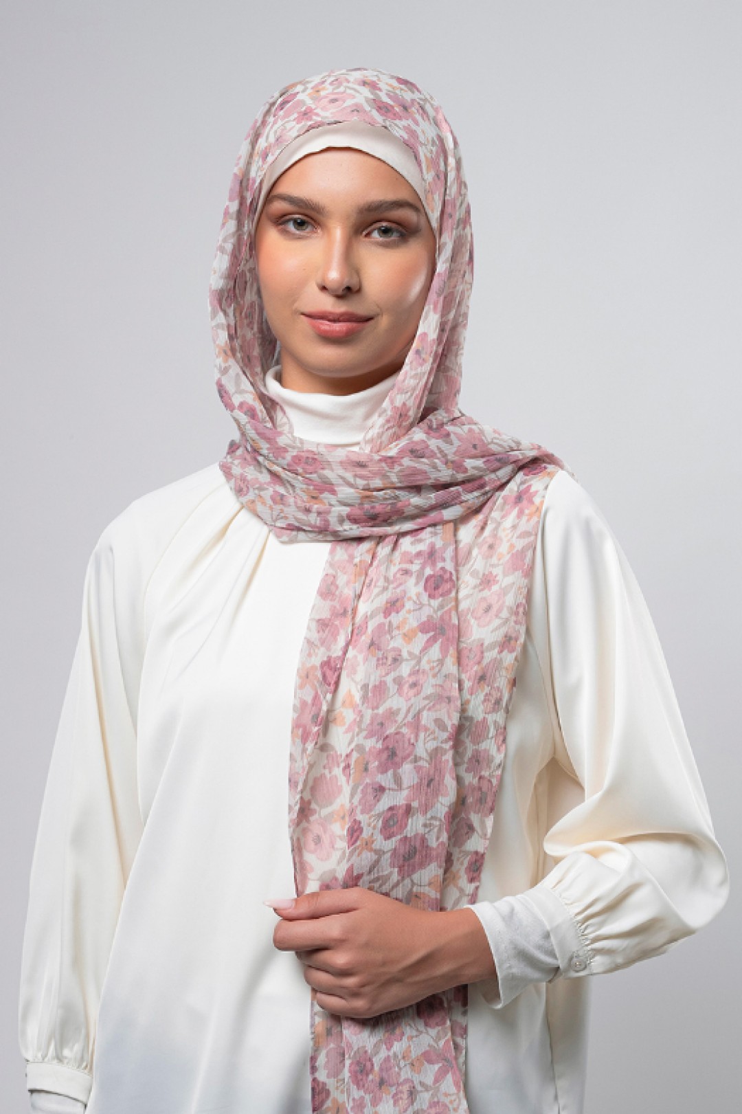 Wildrose - Printed Plus Crinkled Chiffon