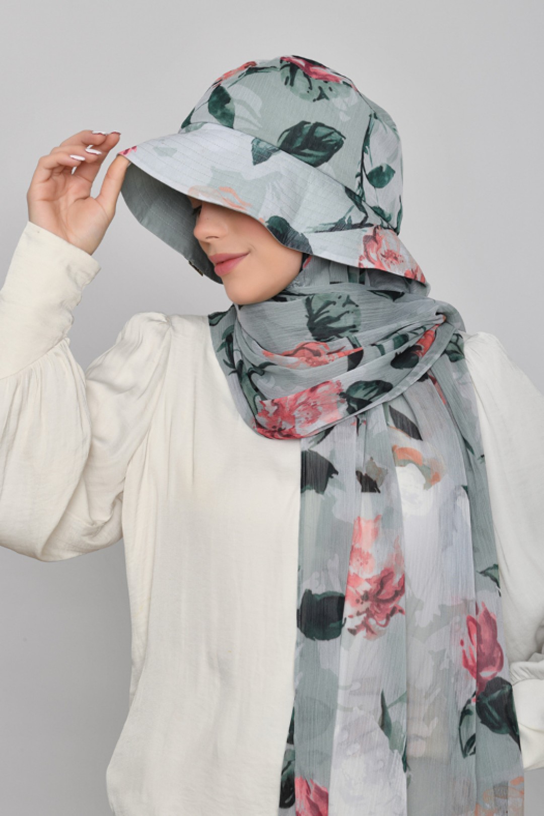 Zaytuna - Printed Crinkled Chiffon