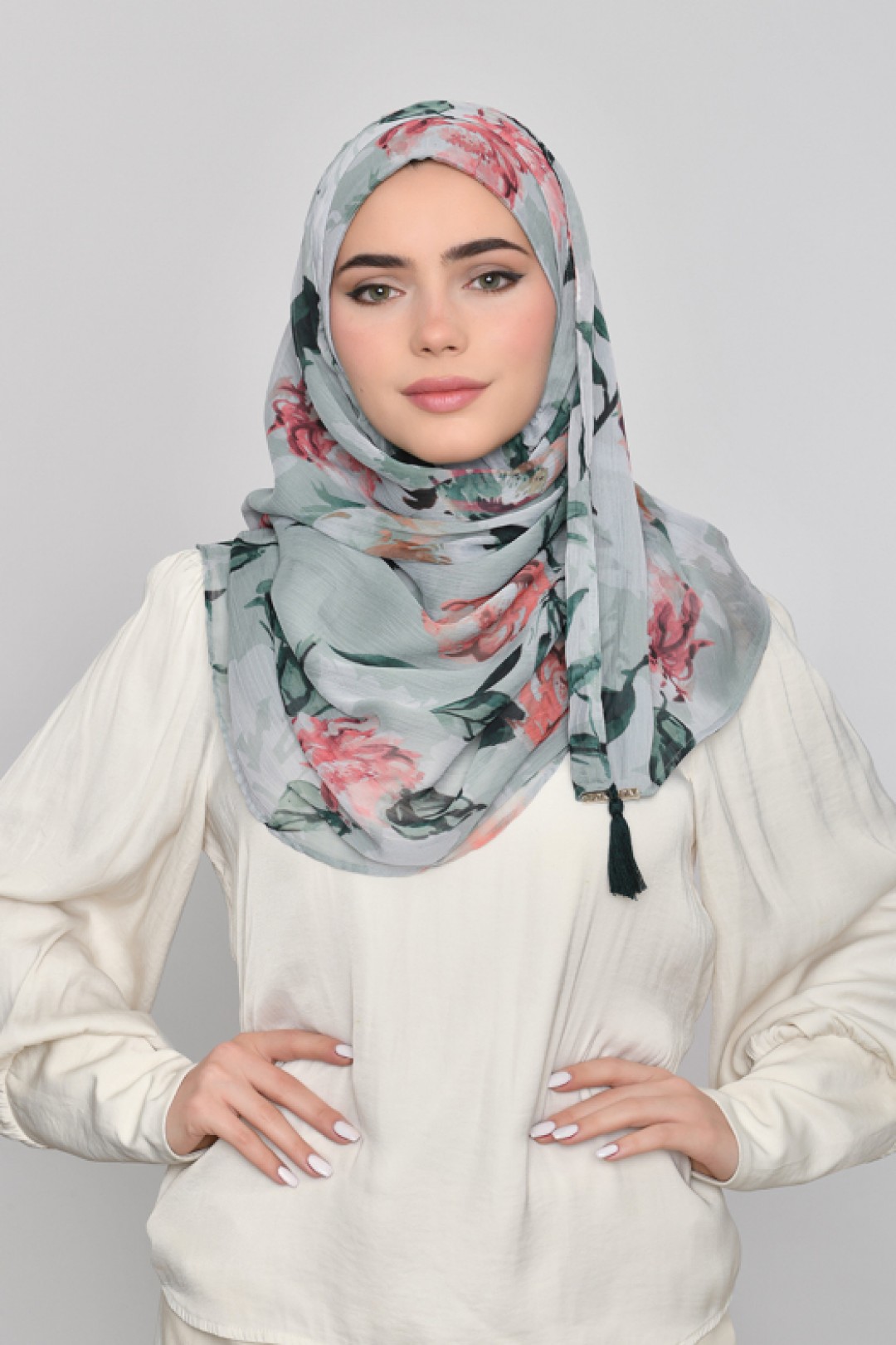 Zaytuna - Printed Crinkled Chiffon