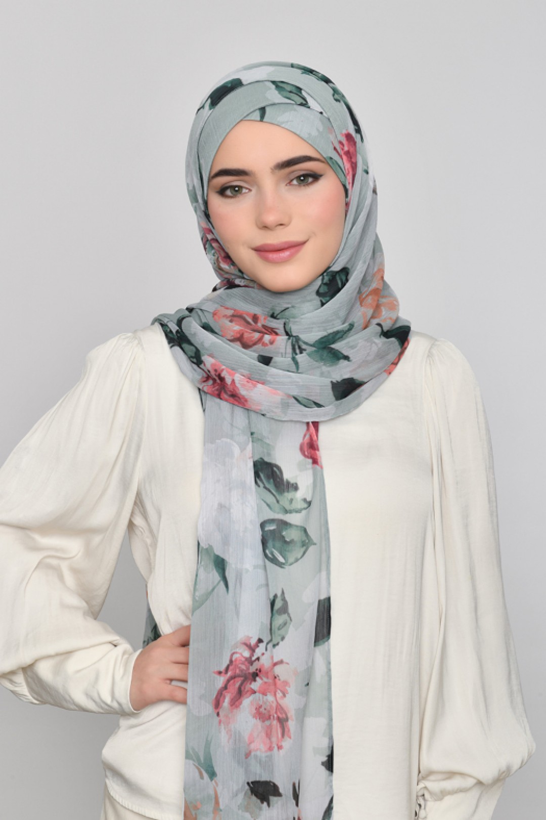 Zaytuna - Printed Crinkled Chiffon