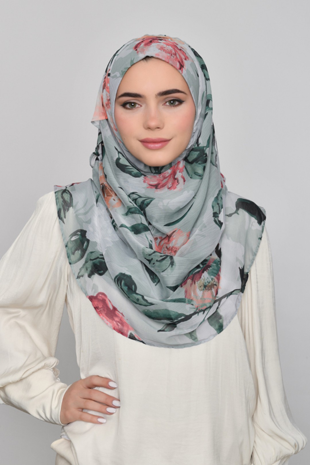 Zaytuna - Printed Crinkled Chiffon