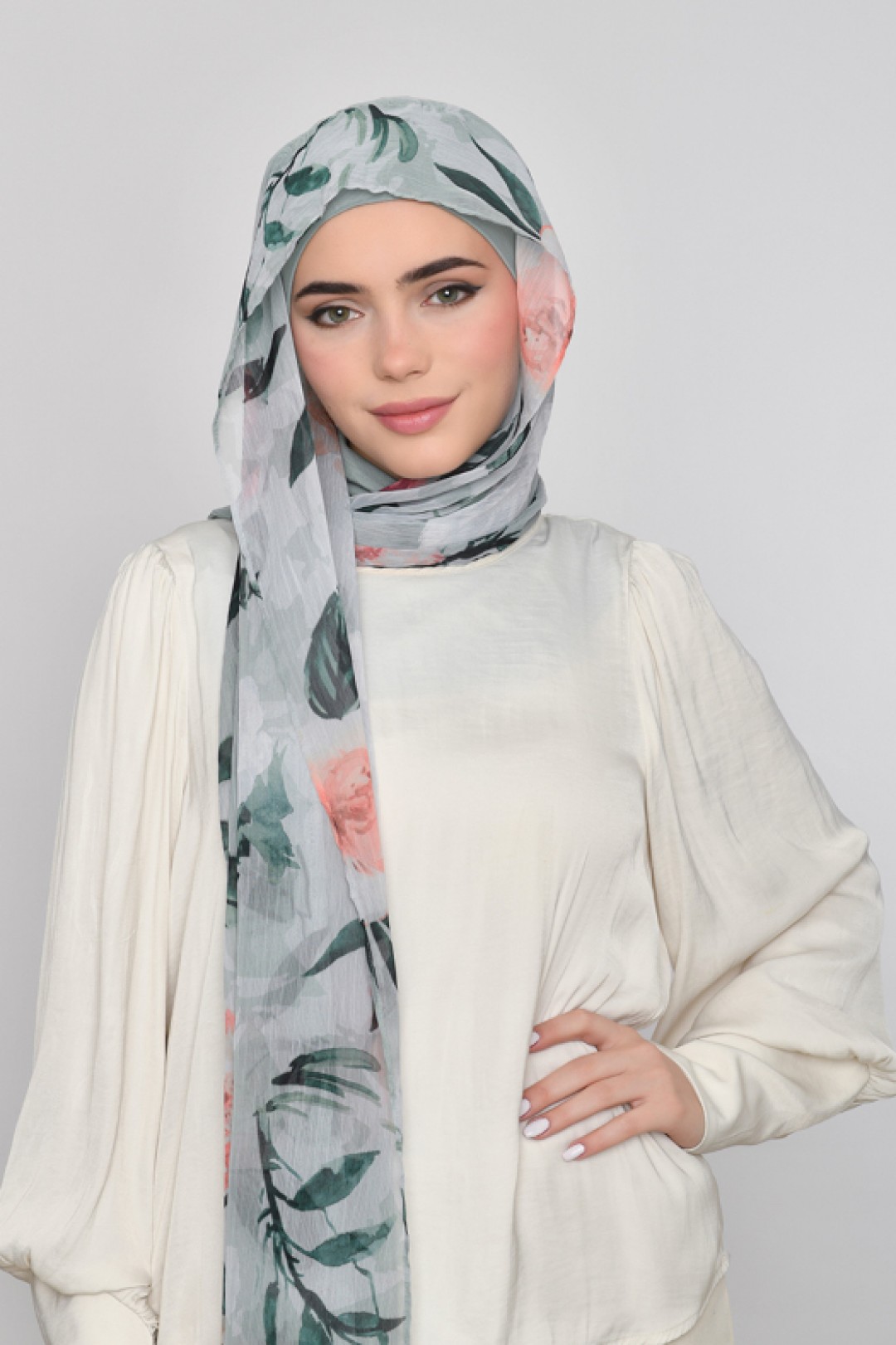 Zaytuna - Printed Crinkled Chiffon