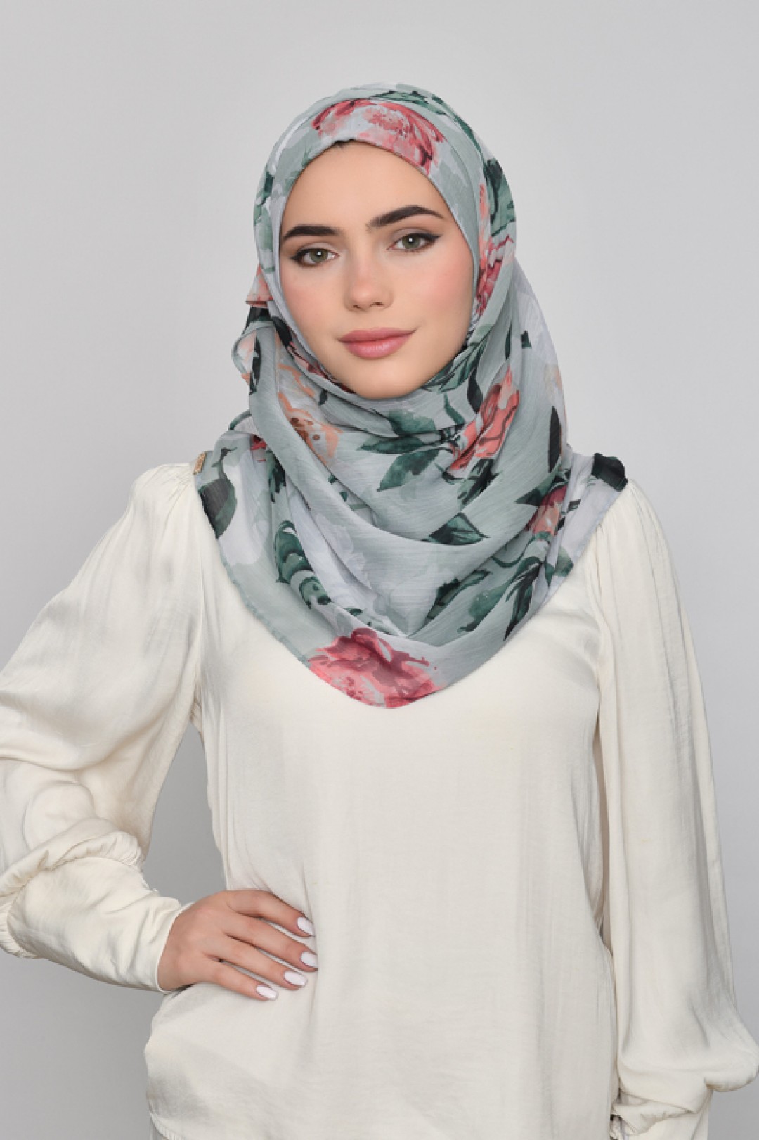 Zaytuna - Printed Crinkled Chiffon