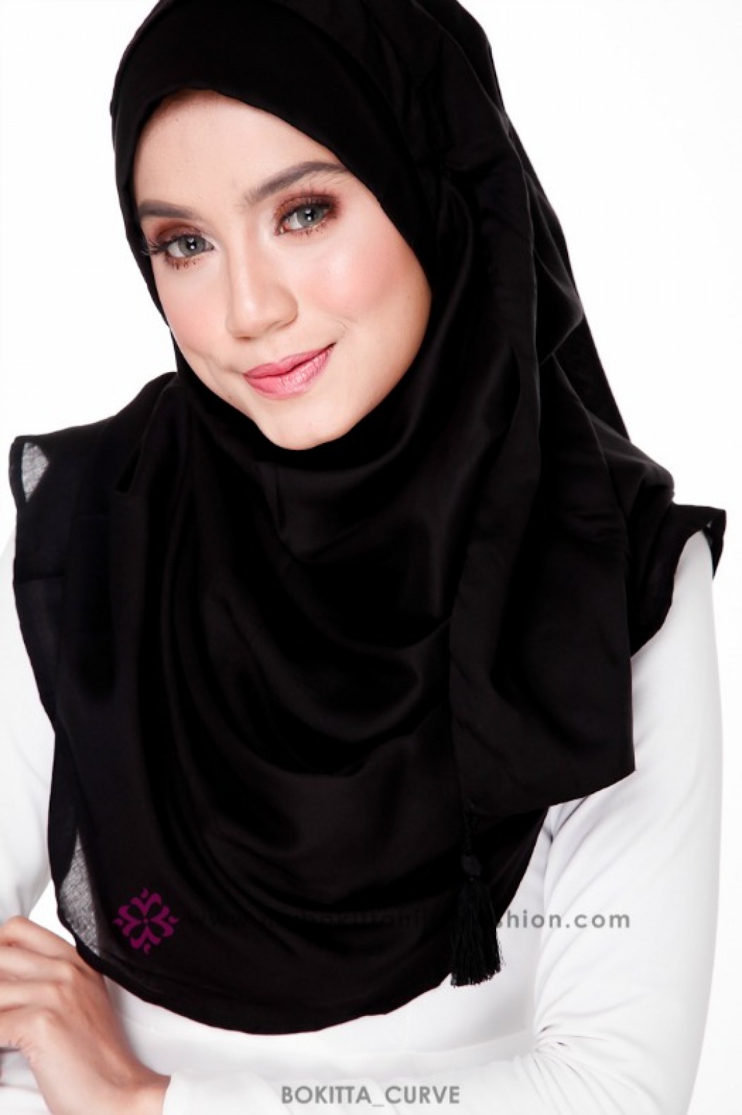 Black - Plain Chiffon