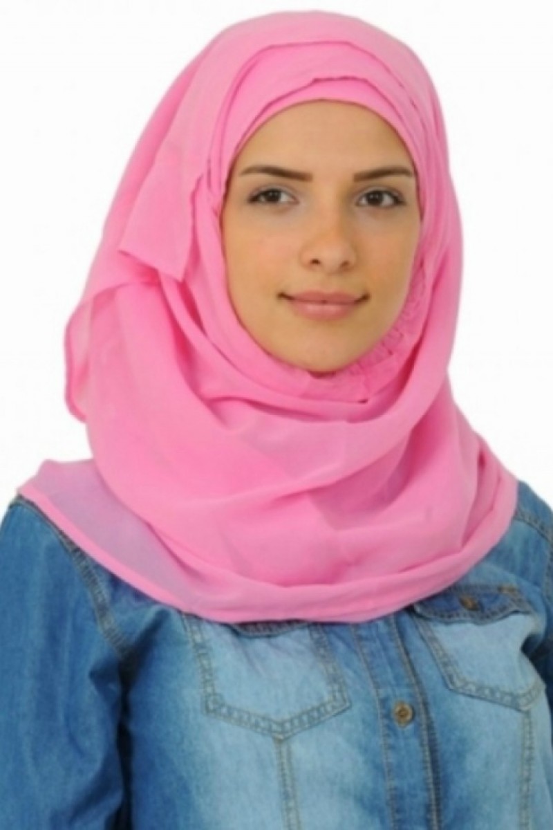 Pink - Plain Chiffon