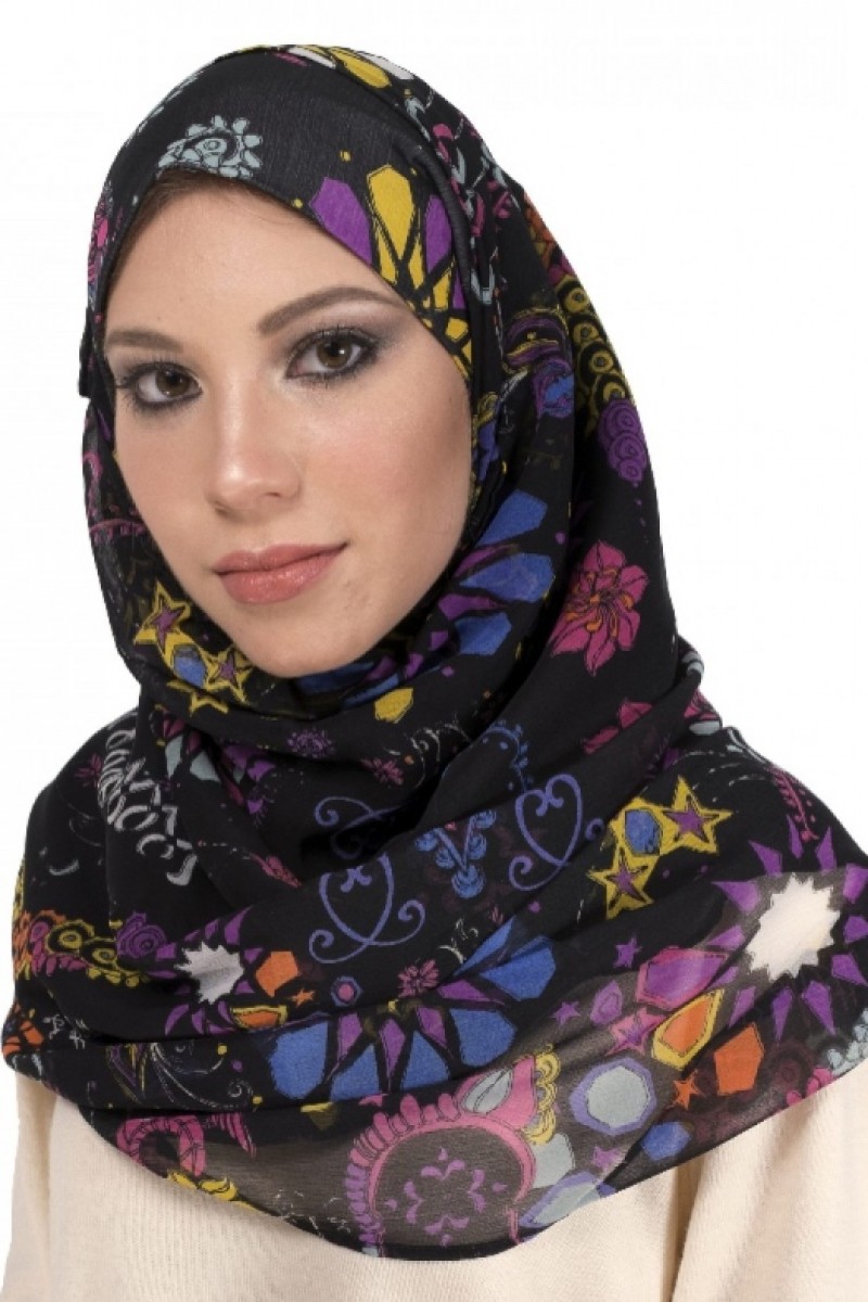 Caprice - Printed Crinkled Chiffon