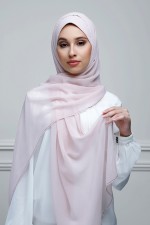 Bridal Pink - Plain With Crystals Georgette