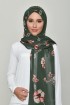 Chains Green - Printed Georgette