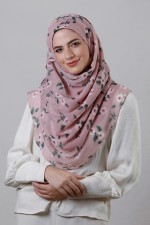 Rose Blooms - Crinkled Chiffon