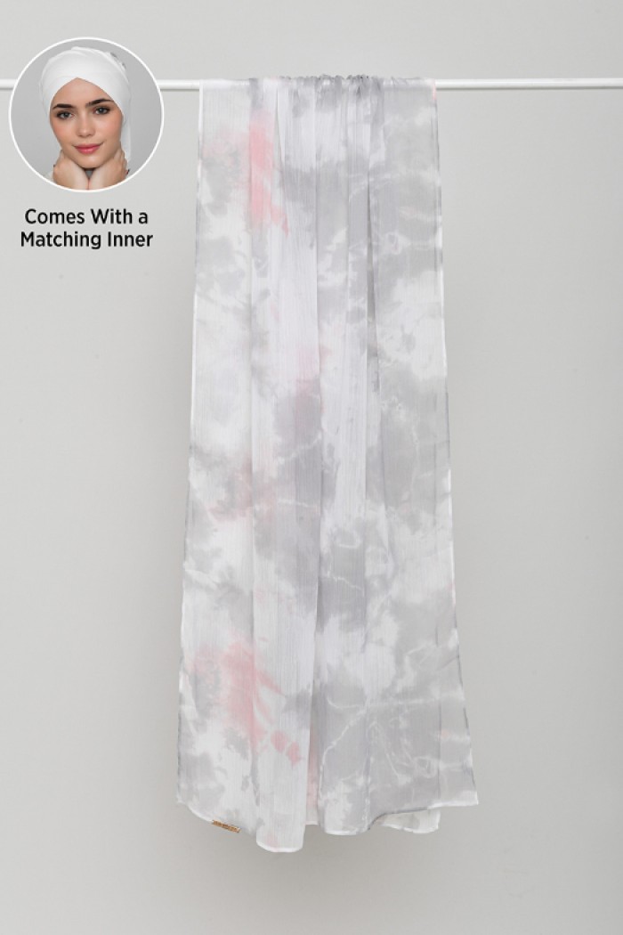 Tie Dye - Printed Plus Crinkled Chiffon